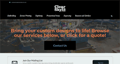 Desktop Screenshot of clearsky24.com